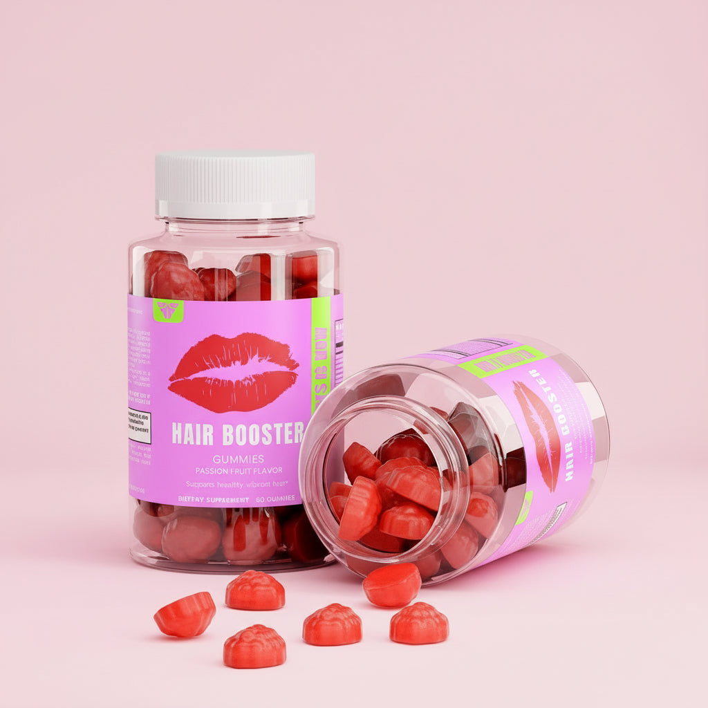 Hair Booster Gummies – Strong Hair, Glowing Skin, Healthy Nails