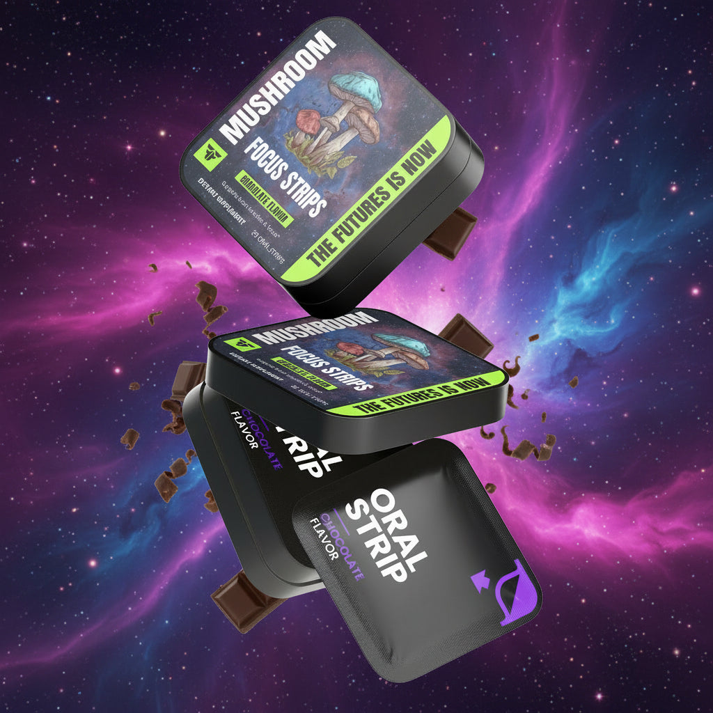 Mushroom Focus Strips – Sharp focus, calm energy