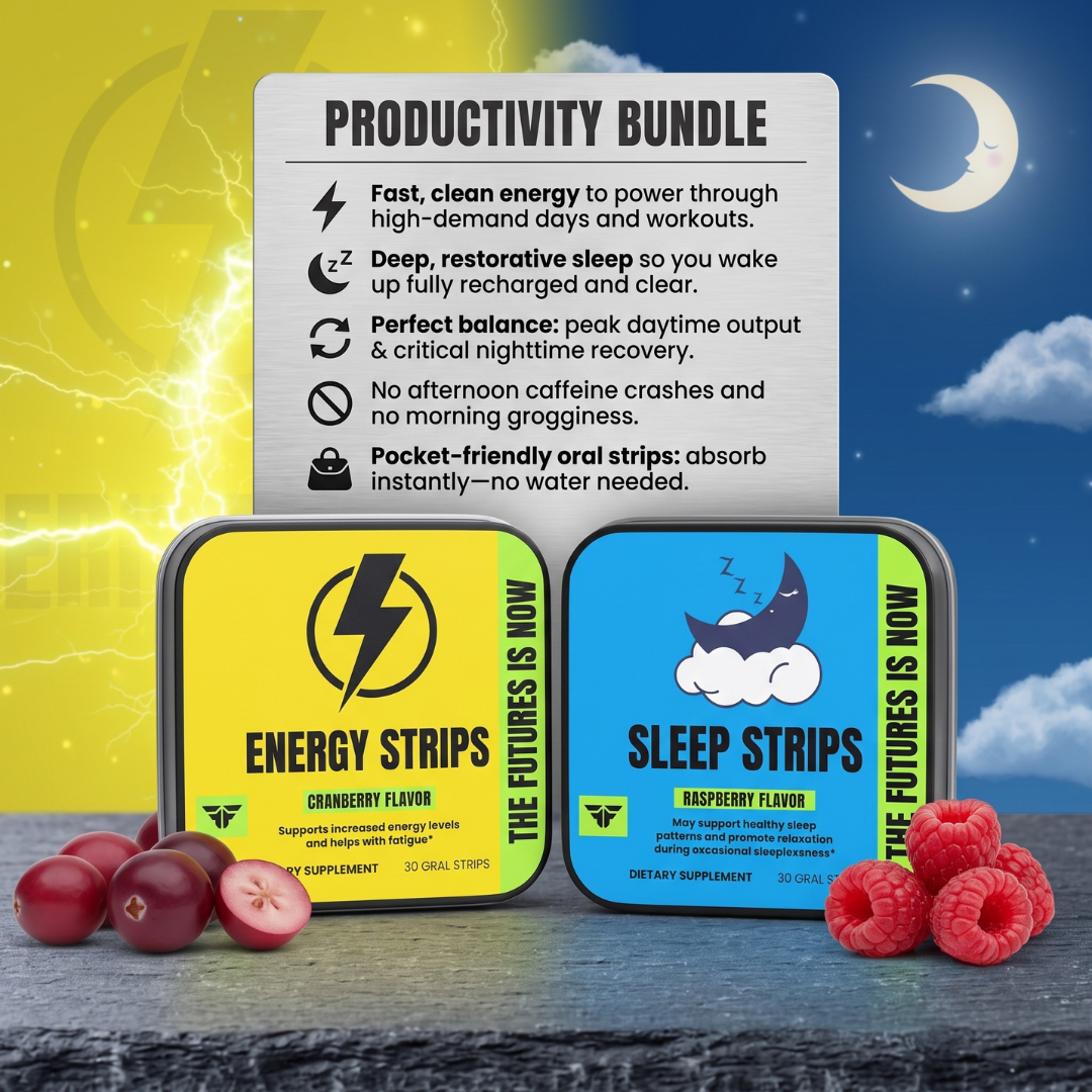 PRODUCTIVITY BUNDLE (Energy Strips + Sleep Strips)